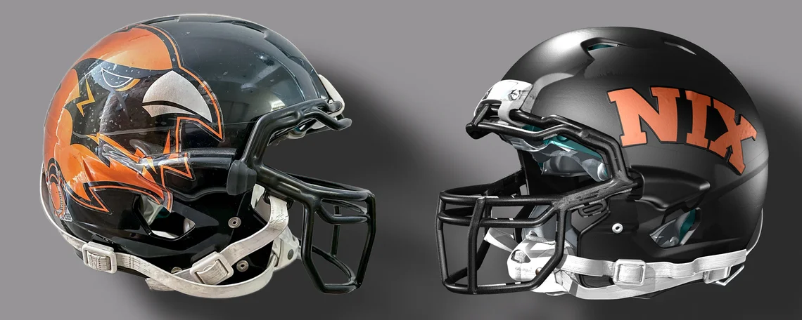 current nfl helmets
